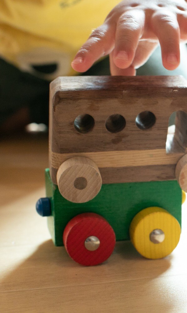 積み木で遊ぼうかな