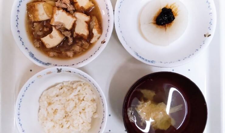 厚揚げのそぼろに