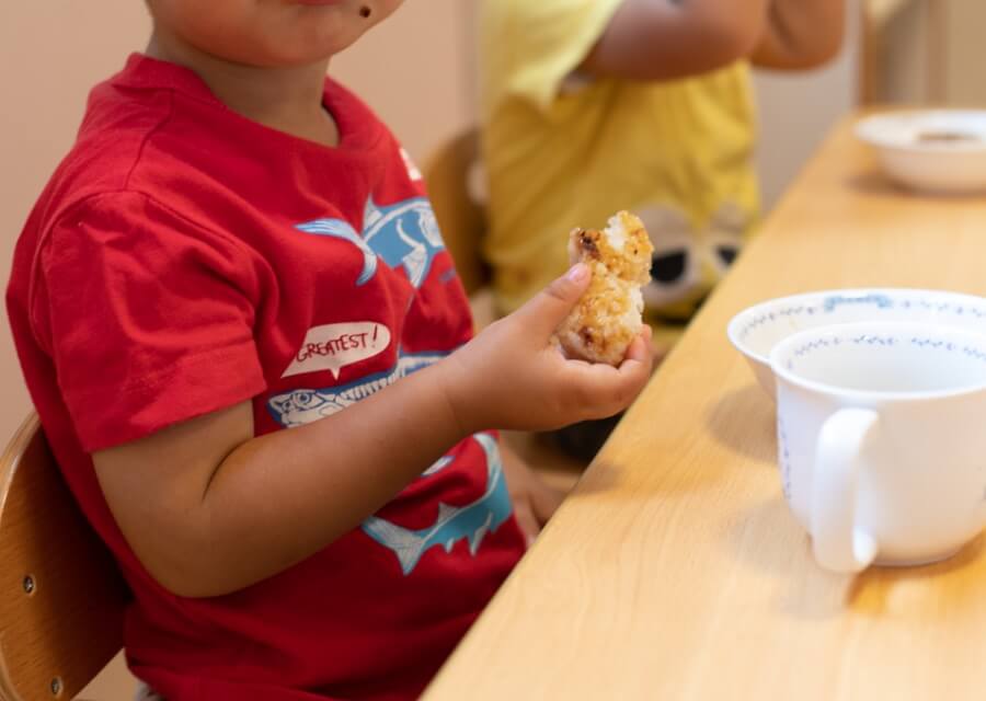手作り味噌のおにぎり